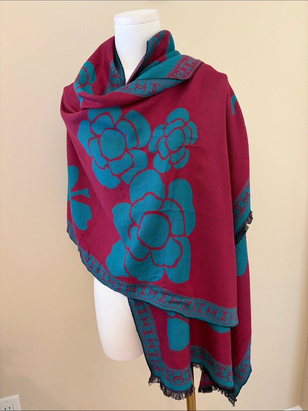 Women's 100% Silk Floral Scarf Wrap Shawl 24x72" Colorful Boho Designer Luxury